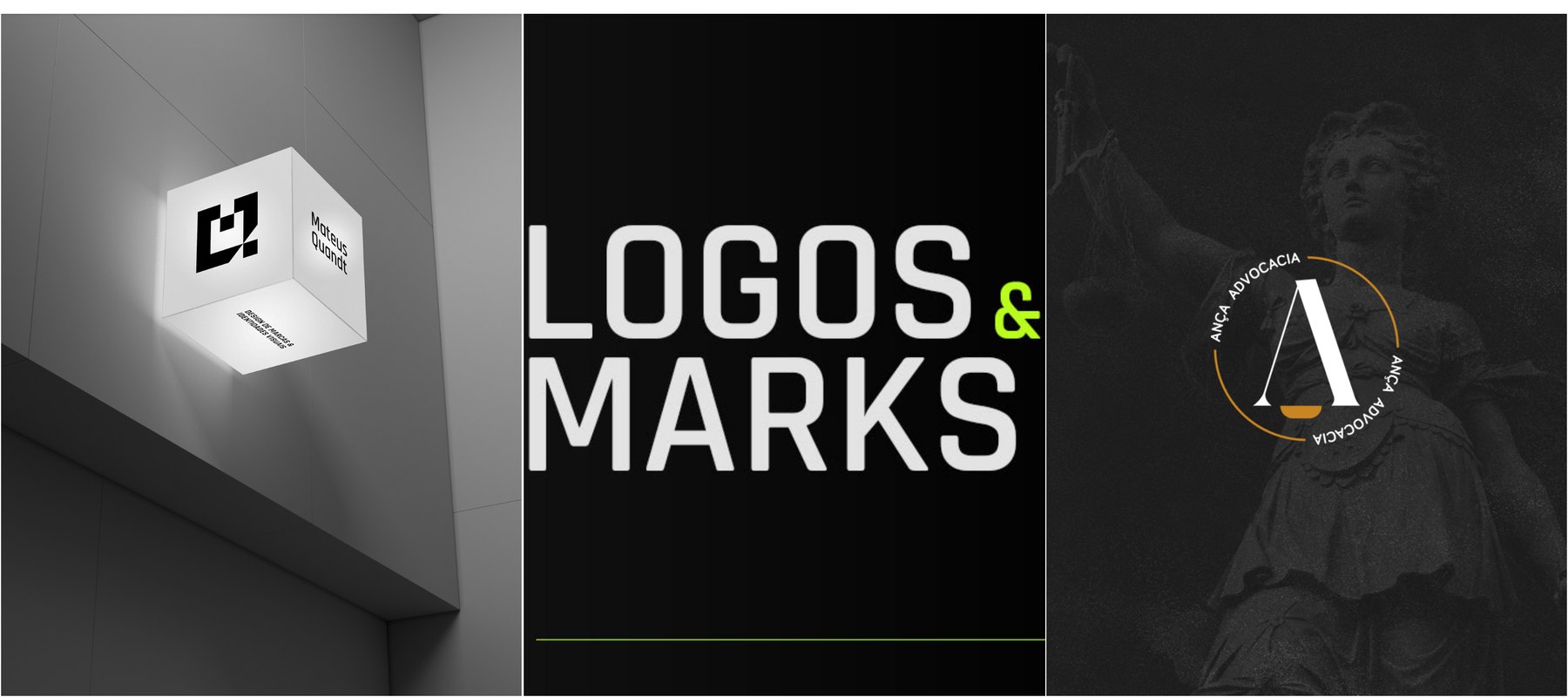 Portfolio d’identité visuelle — Une sélection de logos et d’identités visuelles créées pour des entreprises et des projets : systèmes graphiques, papeterie et déclinaisons.